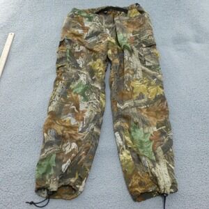 Remington Hunting Pants Mens XL Advantage Timber Camo Tactical Belted Nylon